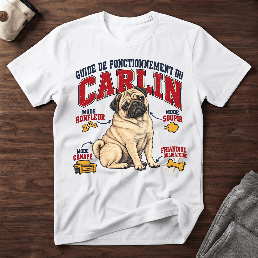 Guide de Fonctionnement du Carlin - T-Shirt