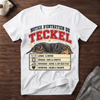 Notice d'entretien du Teckel - T-Shirt