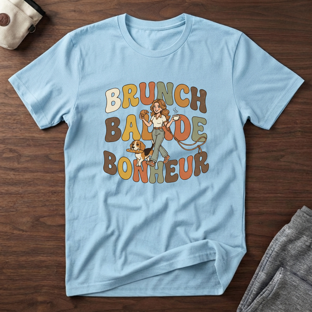 T-Shirt — Brunch / Balade / Bonheur