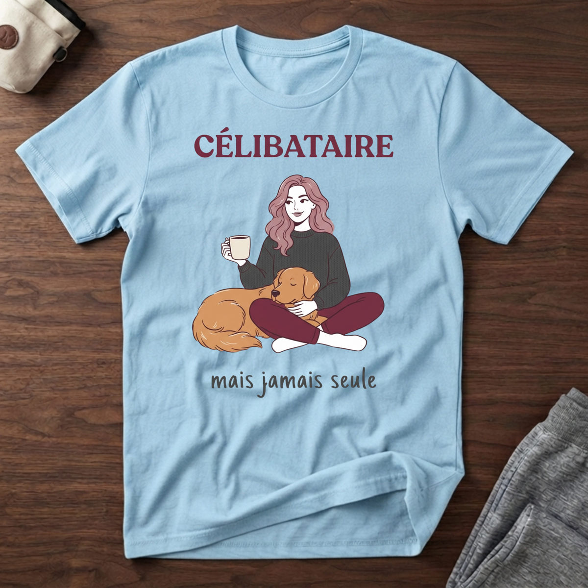 T-Shirt — Célibataire, mais jamais seule
