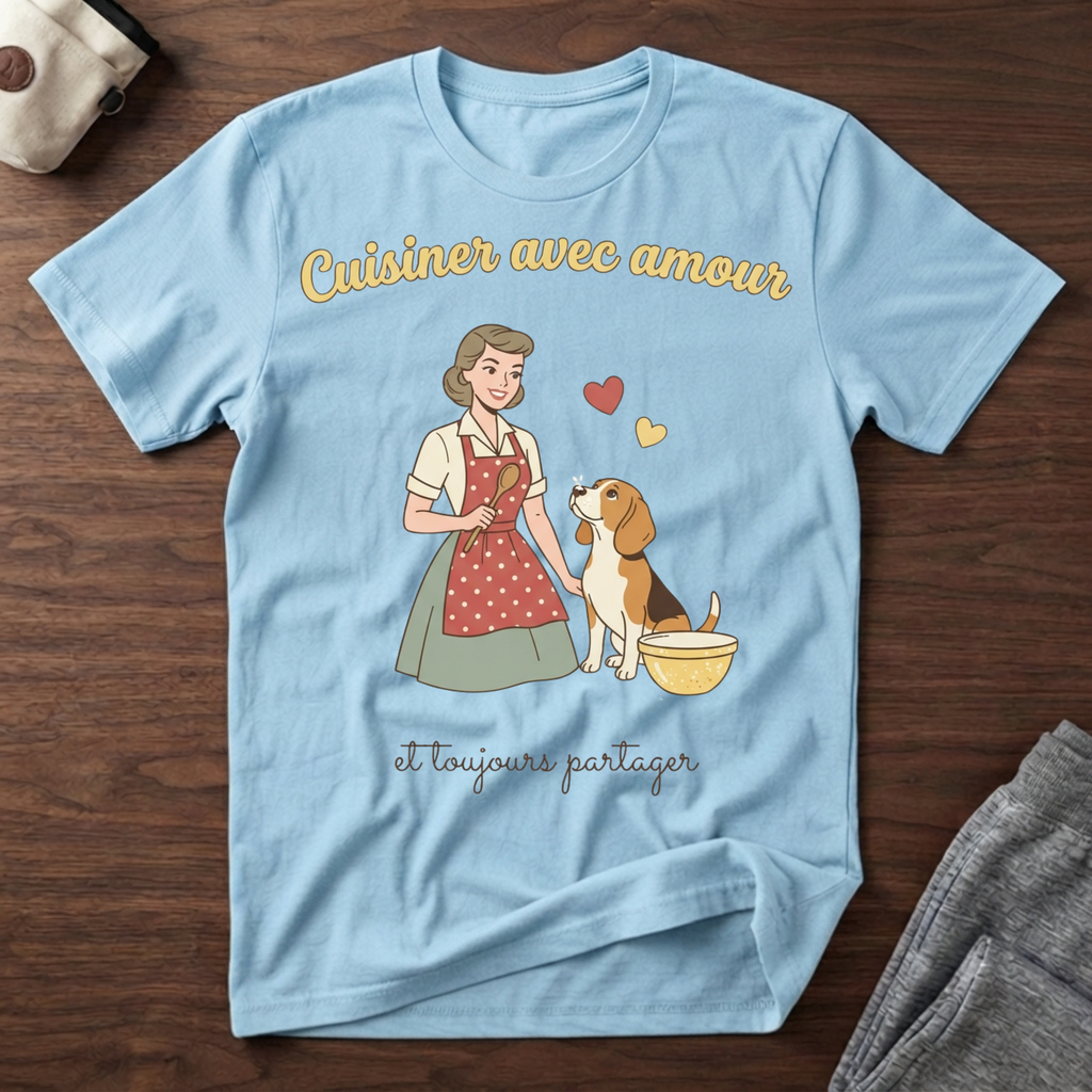 T-Shirt — Cuisiner avec amour