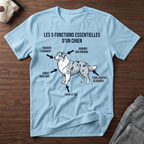 Les 5 fonctions essentielles d'un chien - T-Shirt