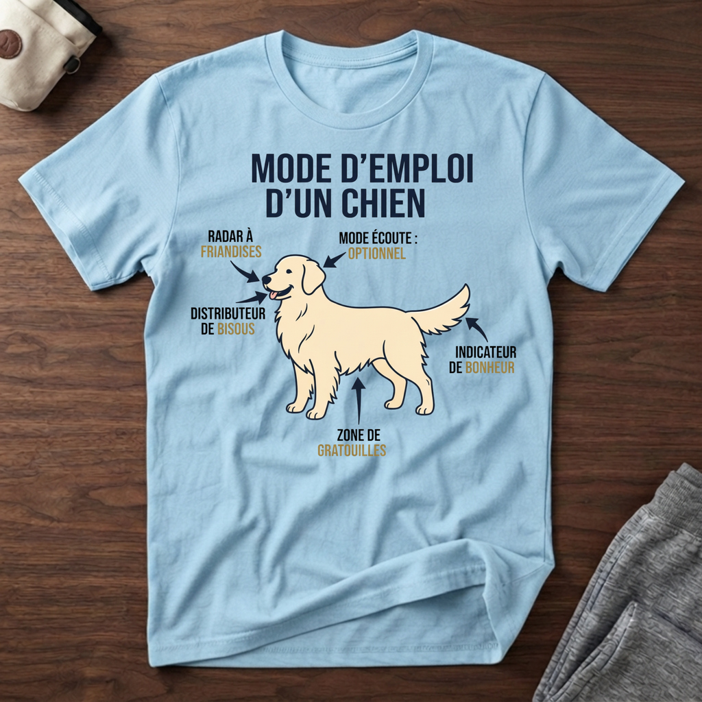 Mode d'emploi d'un chien - T-Shirt