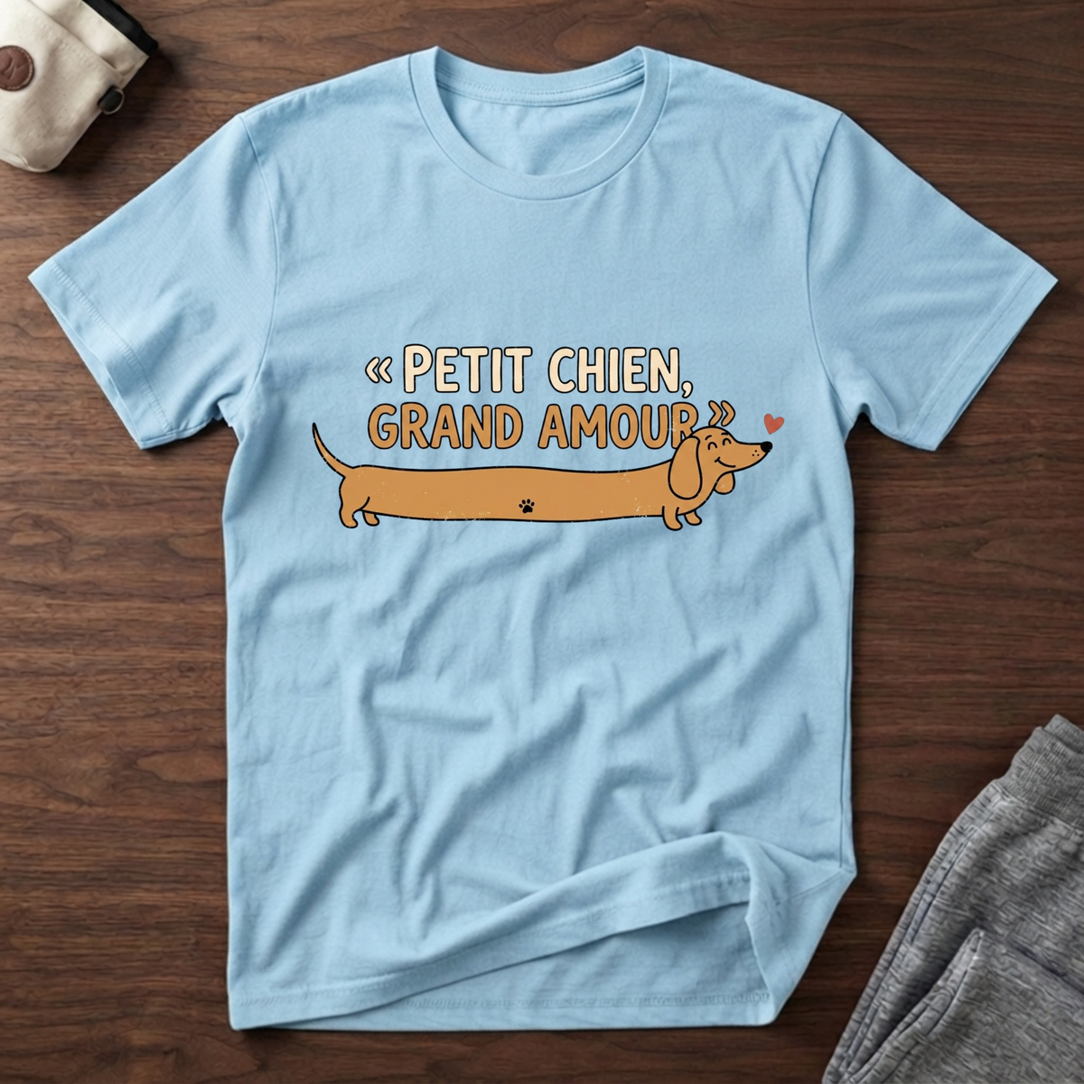 T-Shirt — Petit chien, grand amour