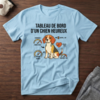 Tableaux de bord d'un chien heureux - T-Shirt