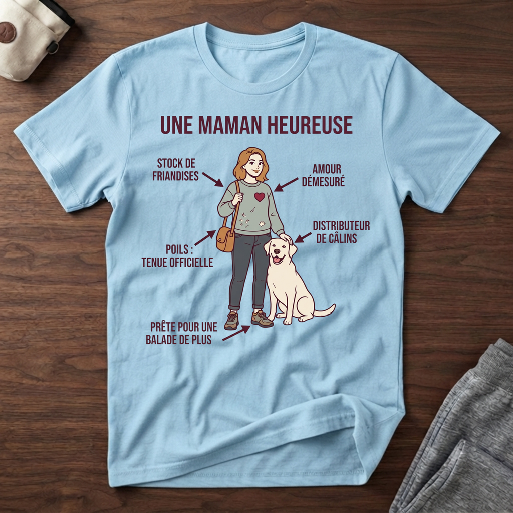 Une maman heureuse - T-Shirt