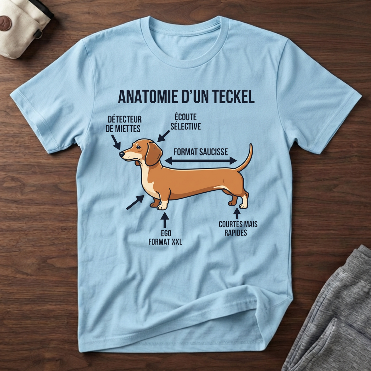 Anatomie d'un Teckel - T-Shirt