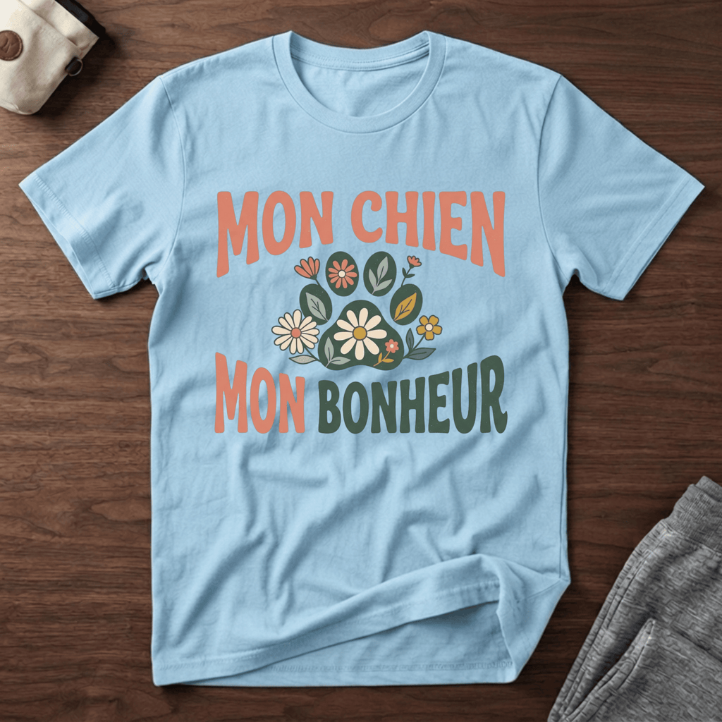 Mon chien / Mon bonheur - T-Shirt