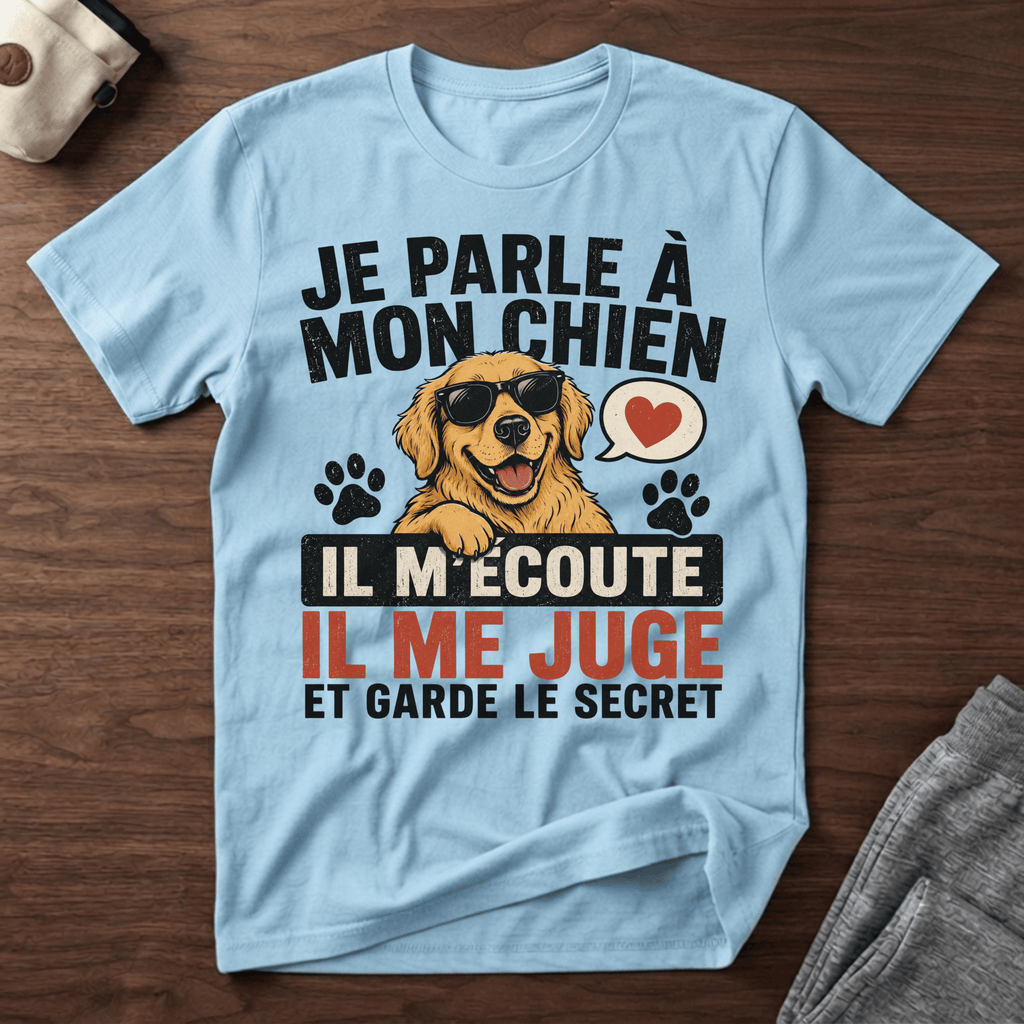 Je parle à mon chien... - T-Shirt