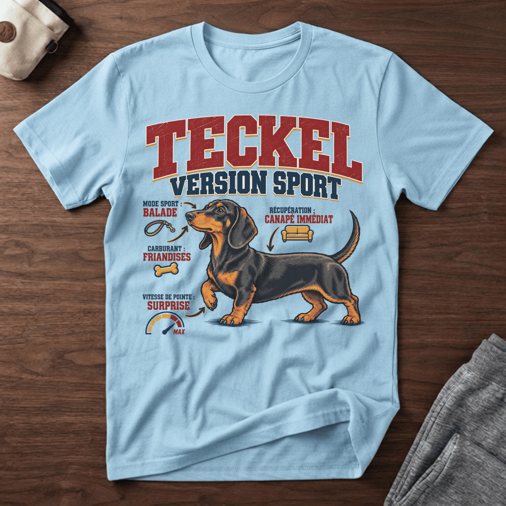 Teckel version sport - T-Shirt