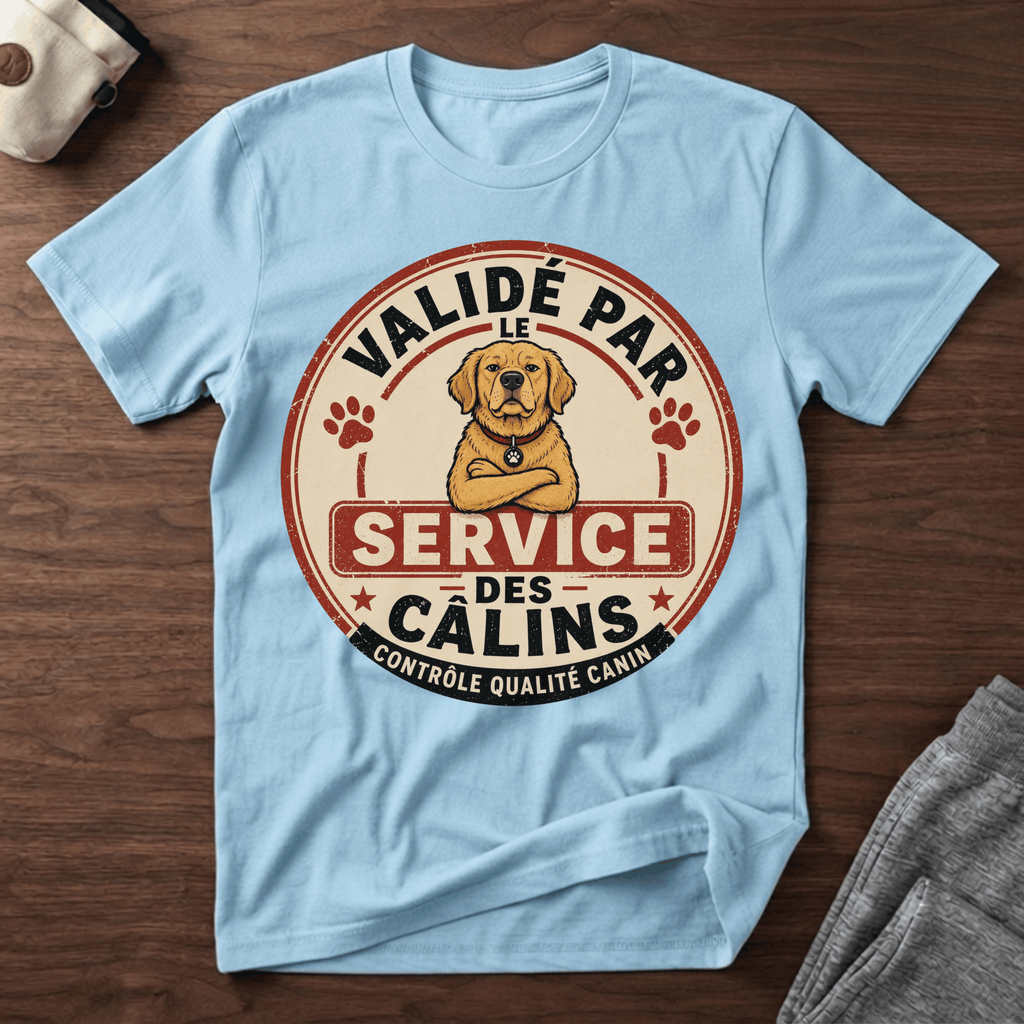 Validé par le service des câlins - T-Shirt