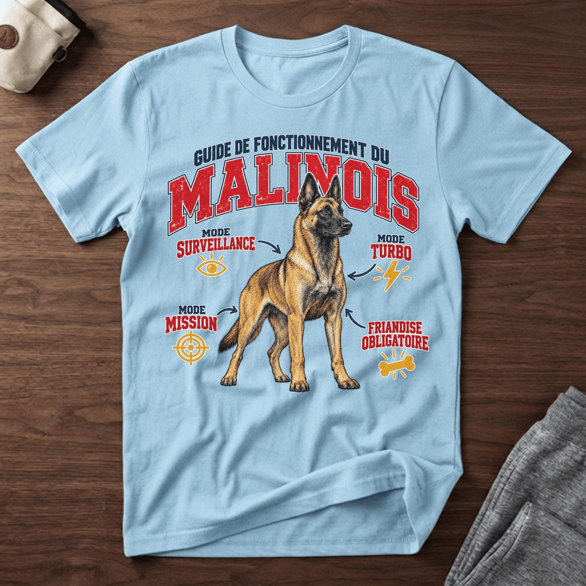 Guide de Fonctionnement du Malinois - T-Shirt
