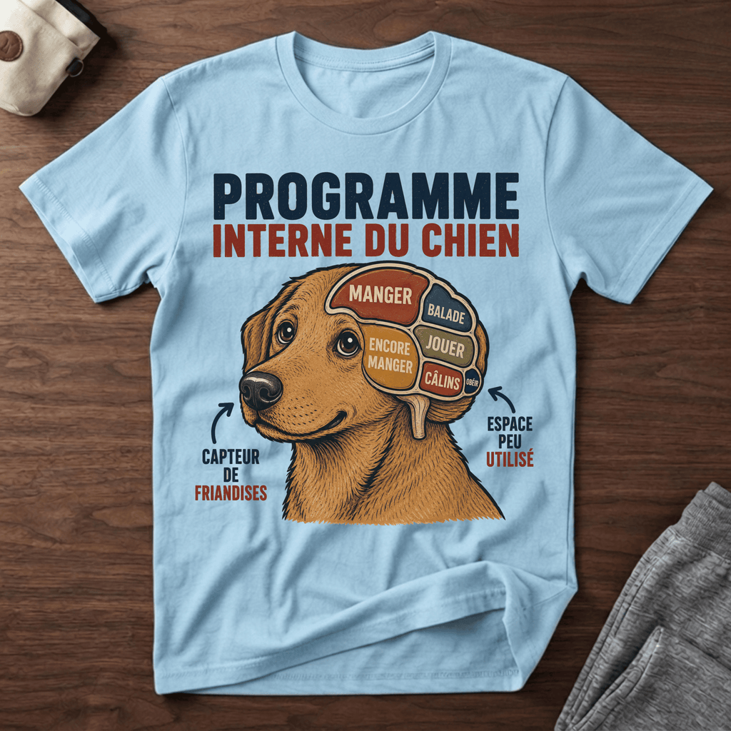 Programme interne d'un chien - T-Shirt