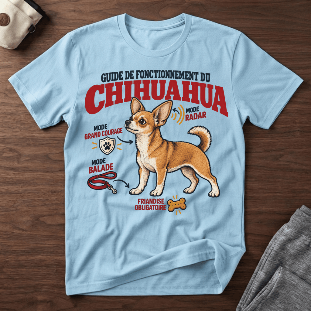 Guide de fonctionnement du Chihuahua - T-Shirt