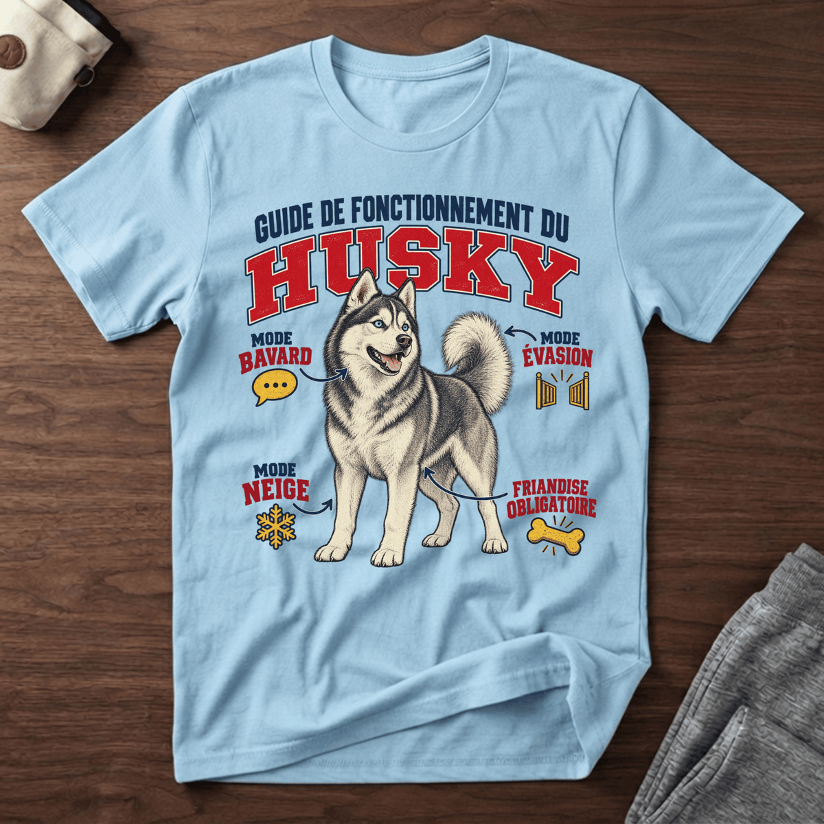 Guide de Fonctionnement du Husky - T-Shirt