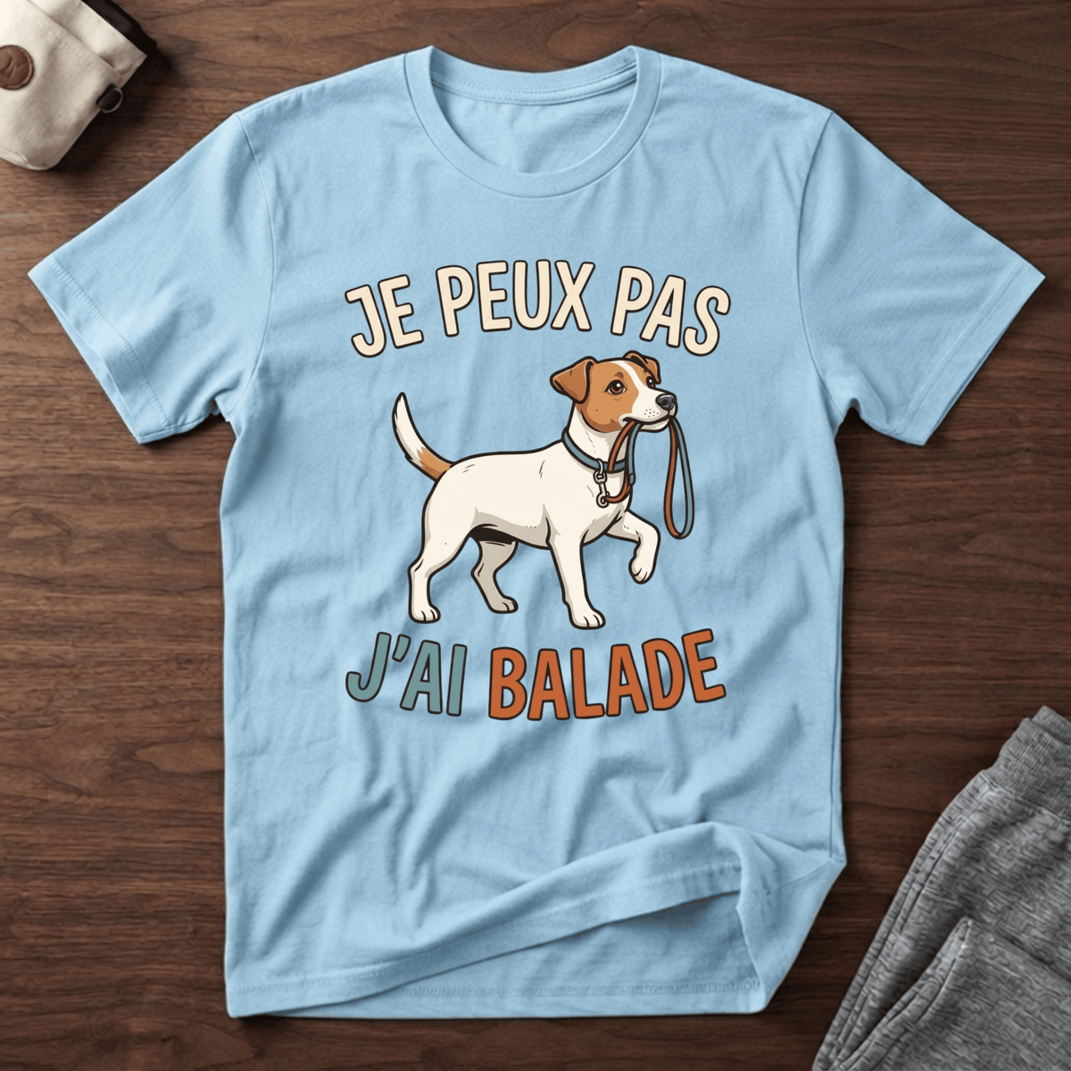 Je peux pas j'ai balade / Jack Russel - T-Shirt