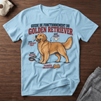 Guide de fonctionnement du Golden Retriever - T-Shirt