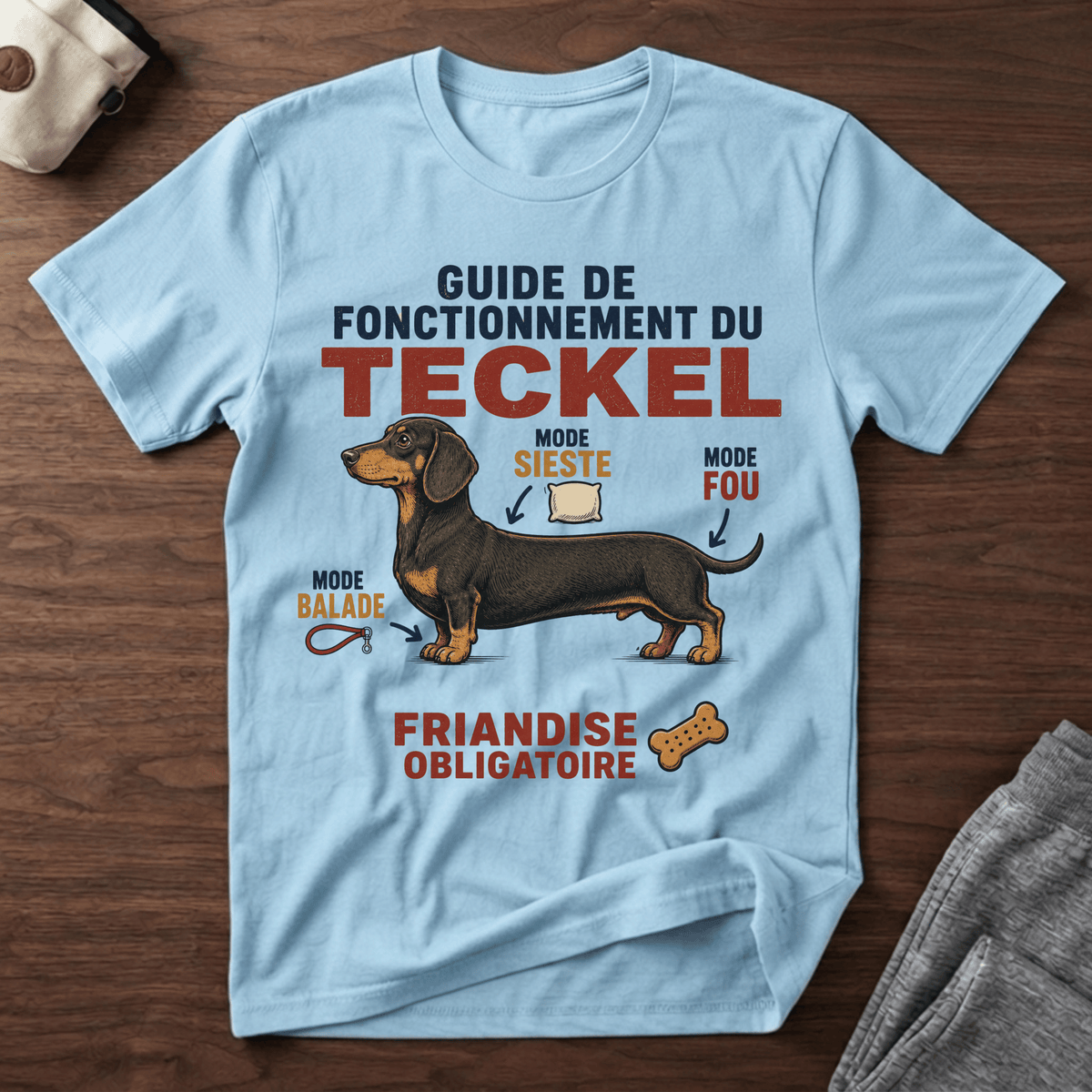 Guide de fonctionnement du TECKEL - T-Shirt