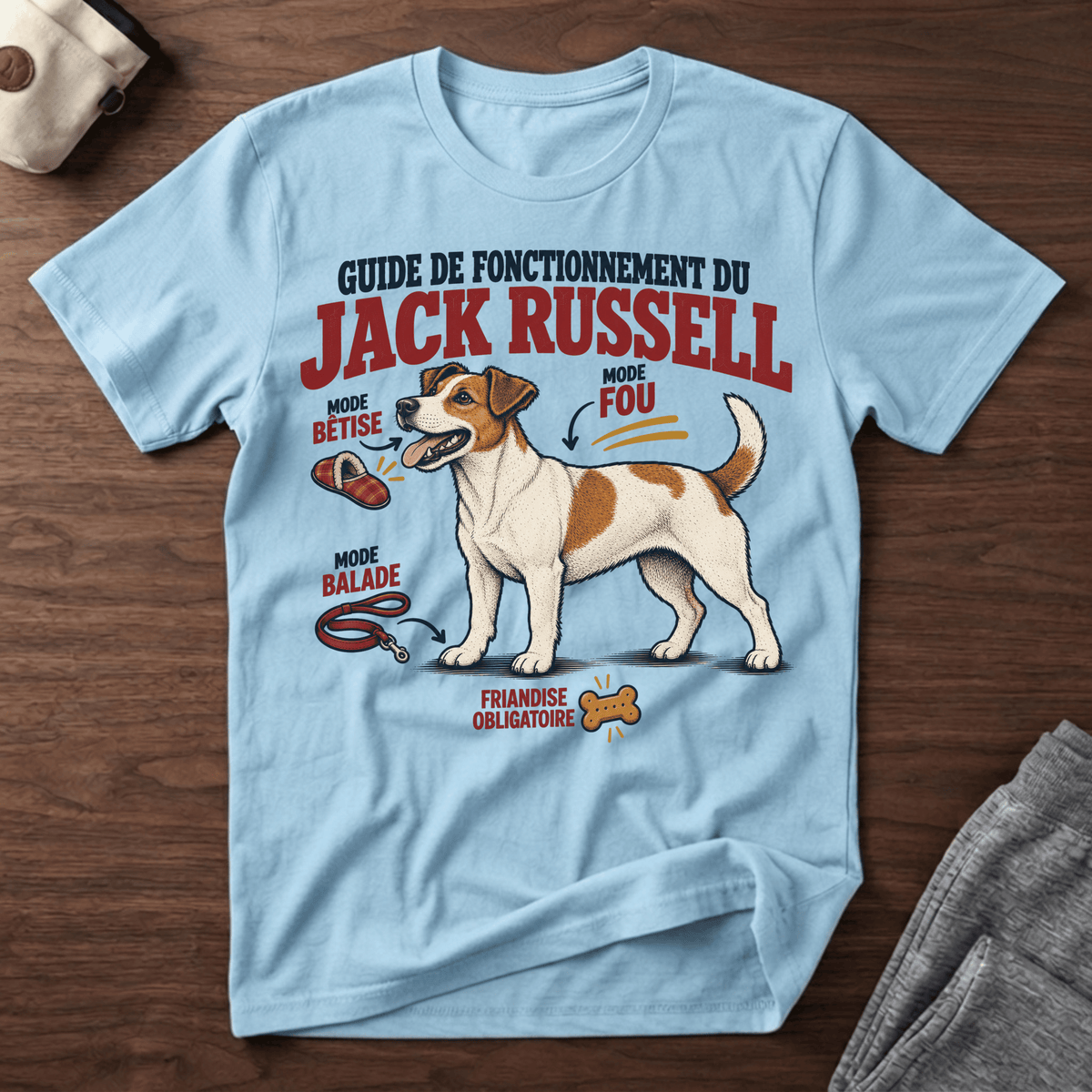 Guide de fonctionnement du Jack Russel - T-Shirt