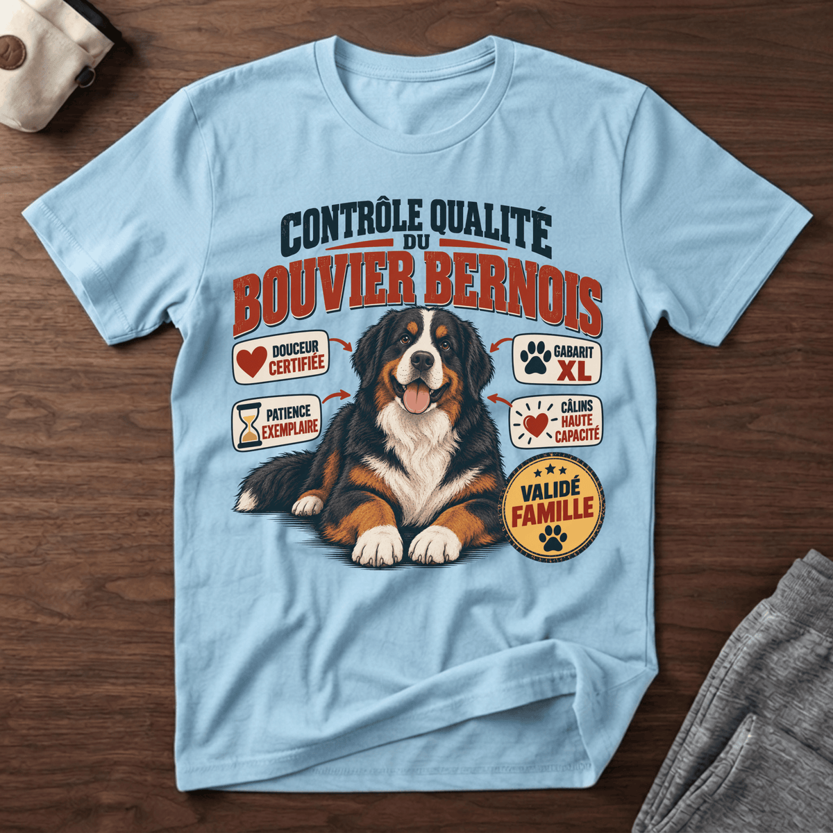 Contrôle qualité du bouvier bernois - T-Shirt