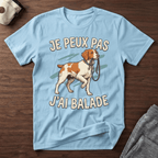 Je peux pas j'ai balade / Epagneul Breton - T-Shirt