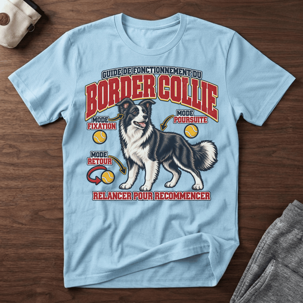 Guide de fonctionnement du Border Collie / Mode Balle - T-Shirt