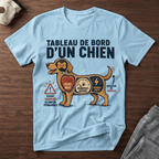 Tableau de bord d'un chien - T-Shirt