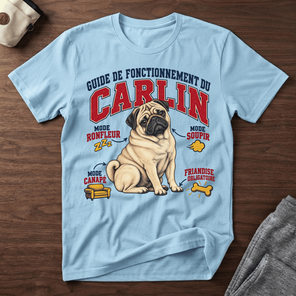 Guide de Fonctionnement du Carlin - T-Shirt