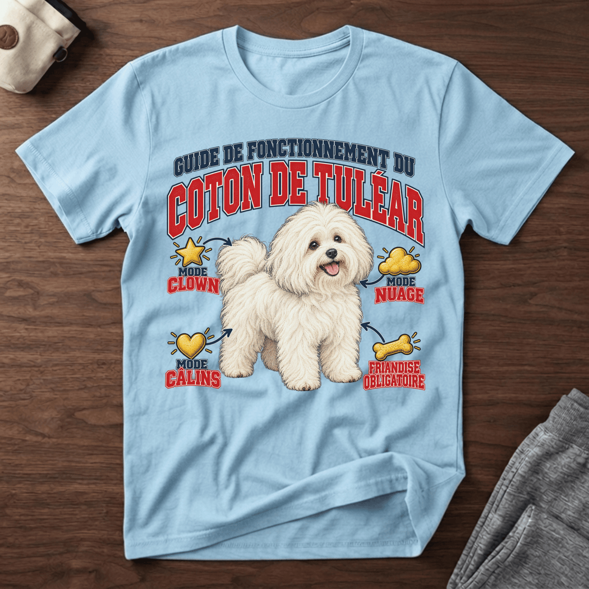 Guide de Fonctionnement du Coton de Tuléar - T-Shirt