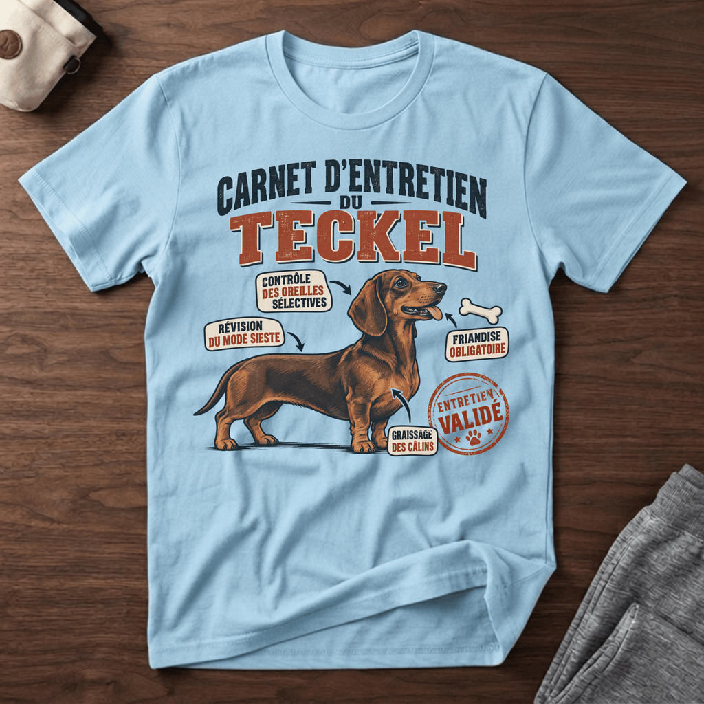 Carnet d'entretien du Teckel - T-Shirt