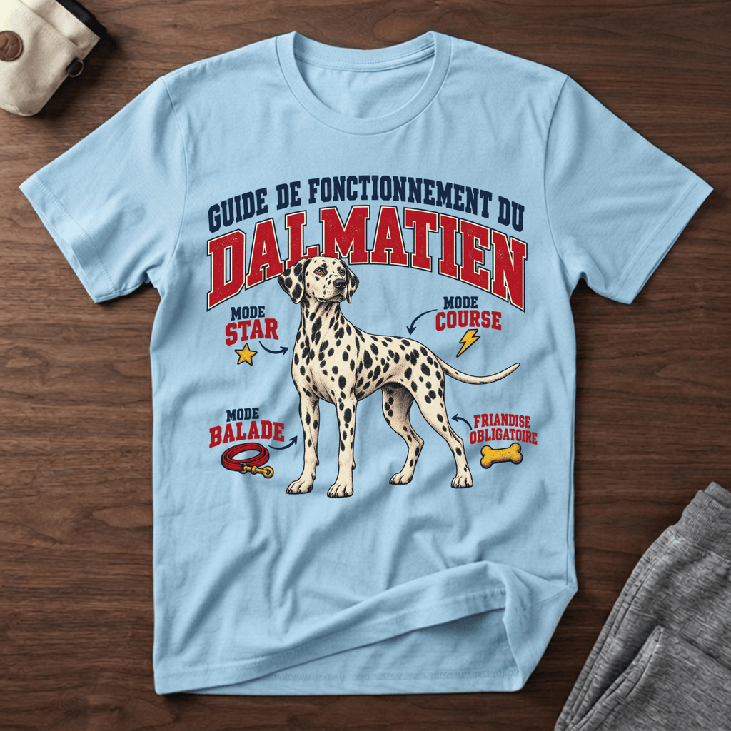 Guide de Fonctionnement du Dalmatien - T-Shirt