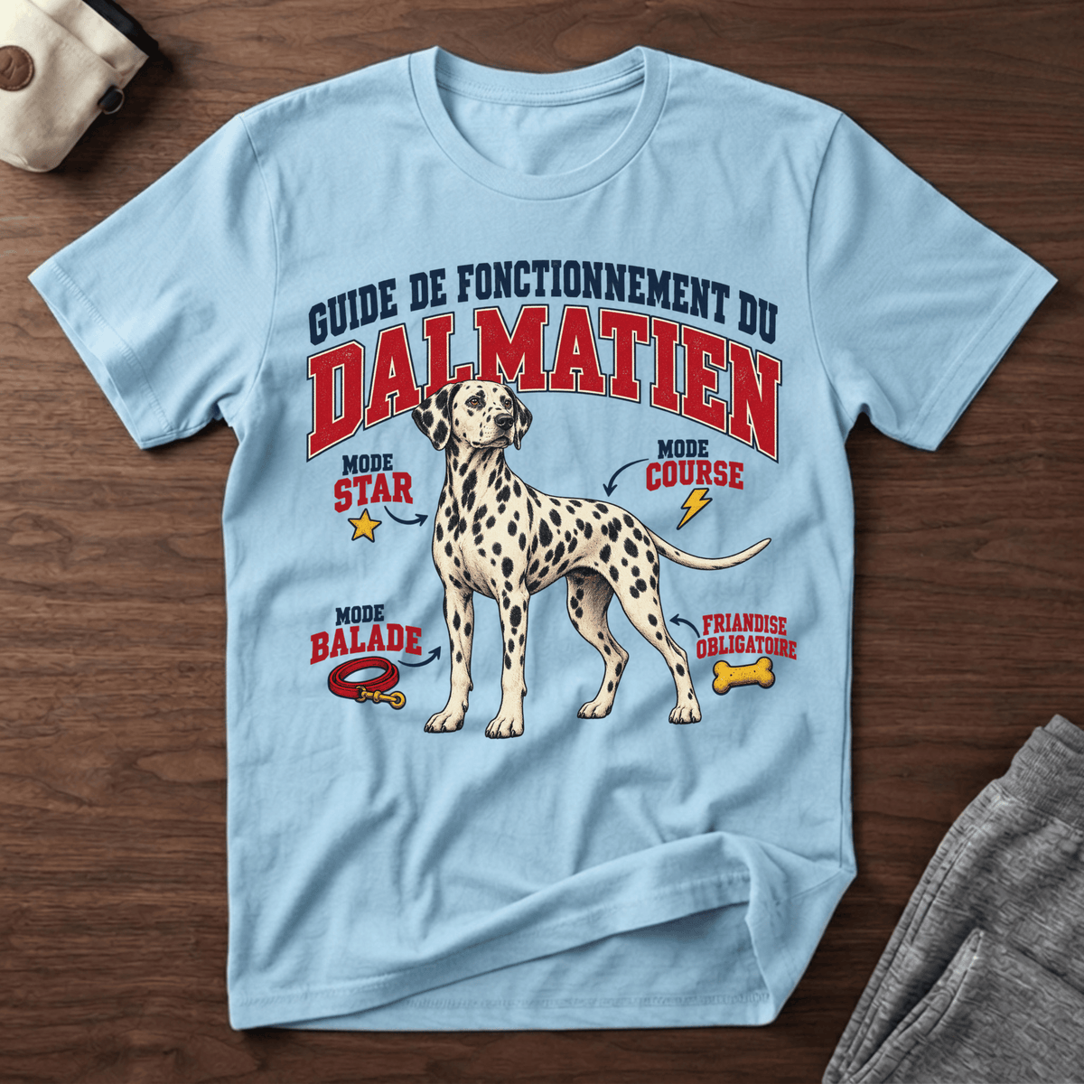 Guide de Fonctionnement du Dalmatien - T-Shirt