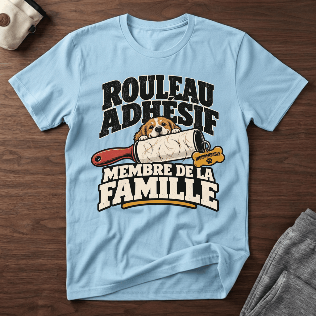 Rouleau adhésif / Membre de la famille - T-Shirt