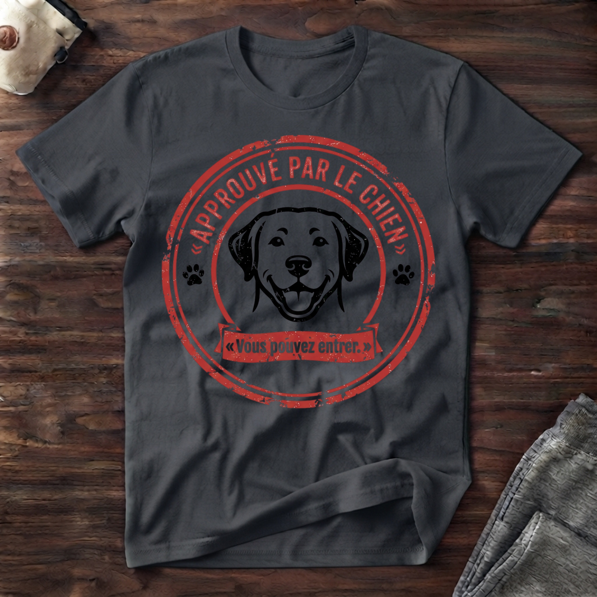 T-Shirt — Approuvé par le Chien