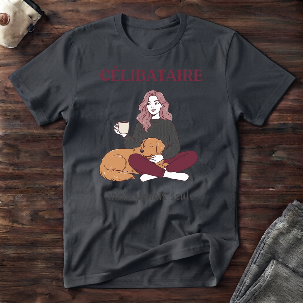 T-Shirt — Célibataire, mais jamais seule