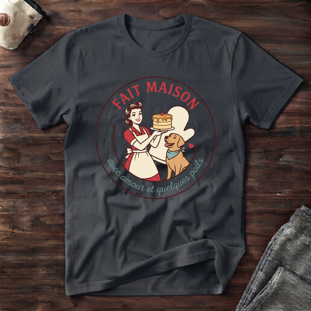 T-Shirt — Fait Maison, avec amour et quelques poils
