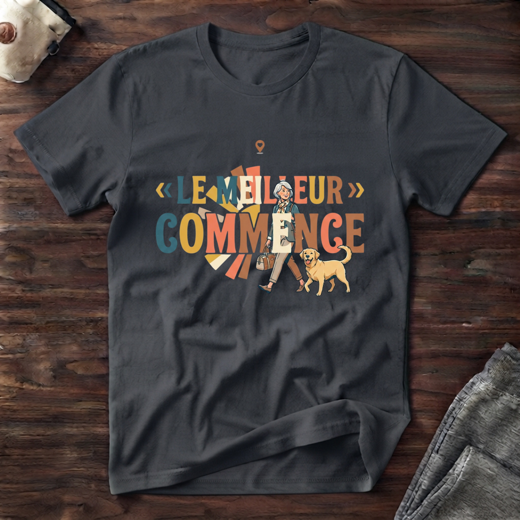 T-Shirt — Le meilleur commence