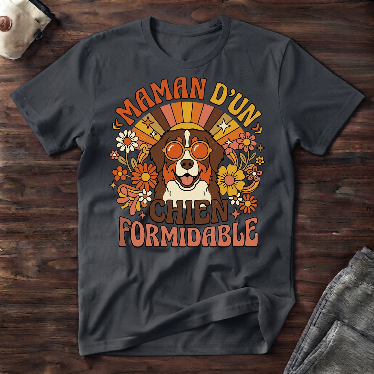 T-Shirt — Maman d'un chien formidable