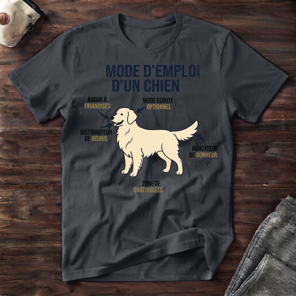 Mode d'emploi d'un chien - T-Shirt