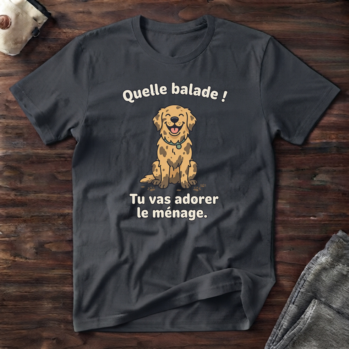 T-Shirt — Quelle balade ! Tu vas adorer le ménage