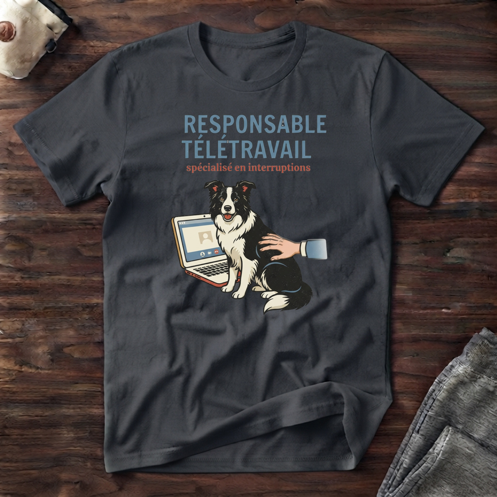 T-Shirt — Responsable télétravail...