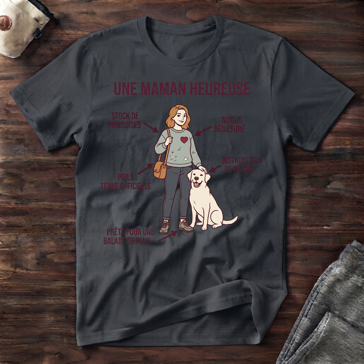 Une maman heureuse - T-Shirt