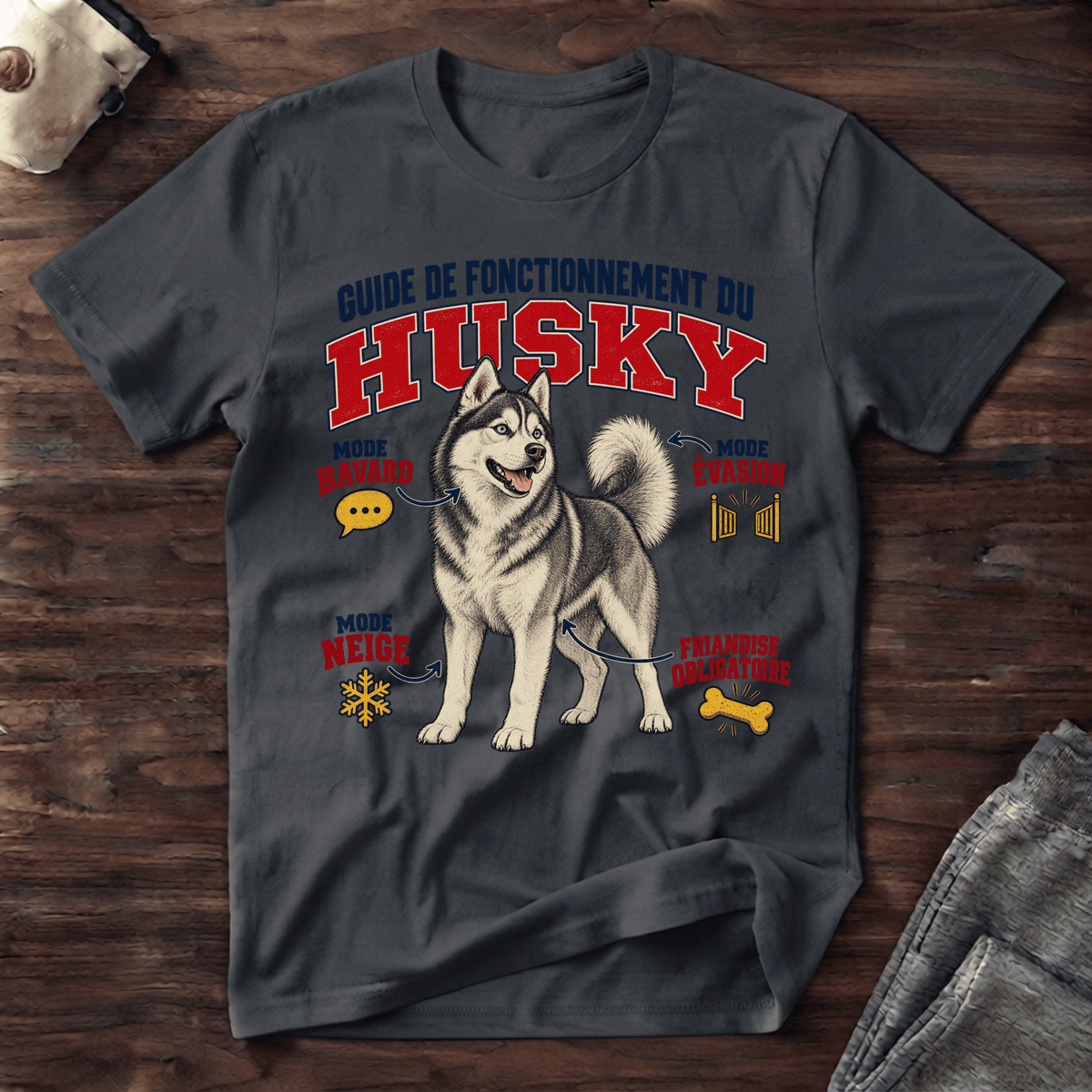 Guide de Fonctionnement du Husky - T-Shirt