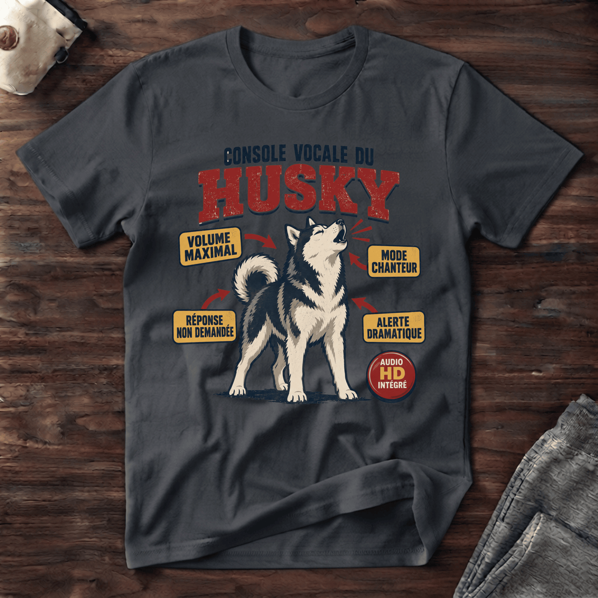 Console vocale du Husky - T-Shirt