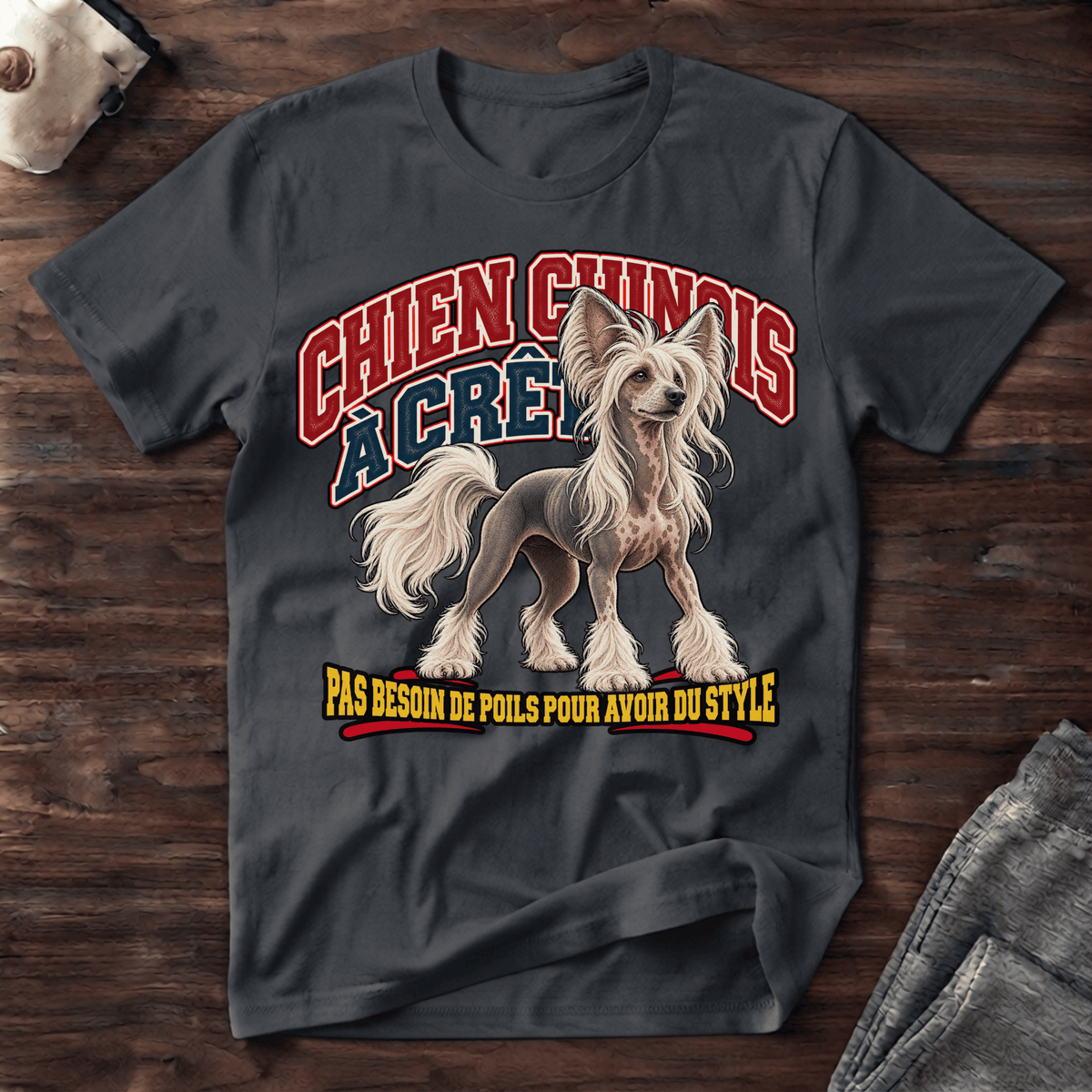 Chien Chinois à Crête - T-Shirt