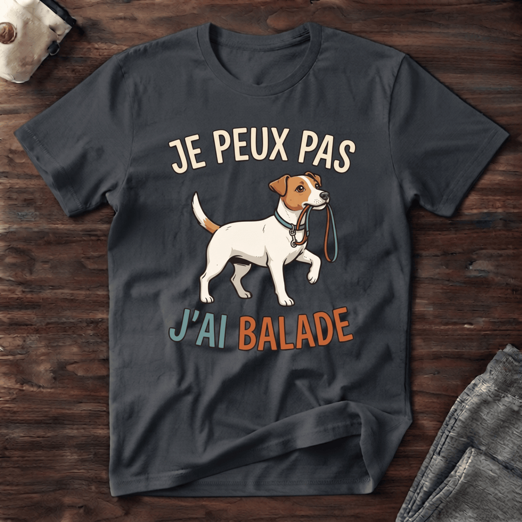 Je peux pas j'ai balade / Jack Russel - T-Shirt