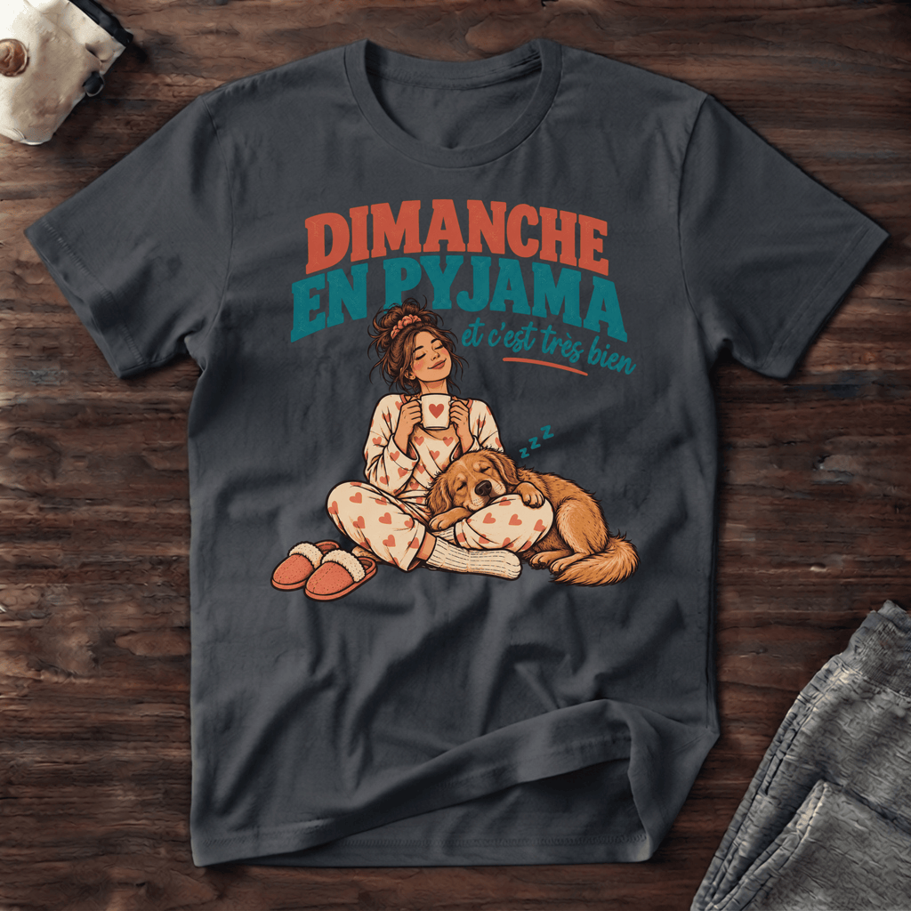 Dimanche en Pyjama - T-Shirt