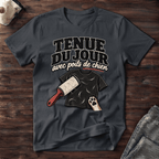 Tenue du jour avec poils de chien - T-Shirt