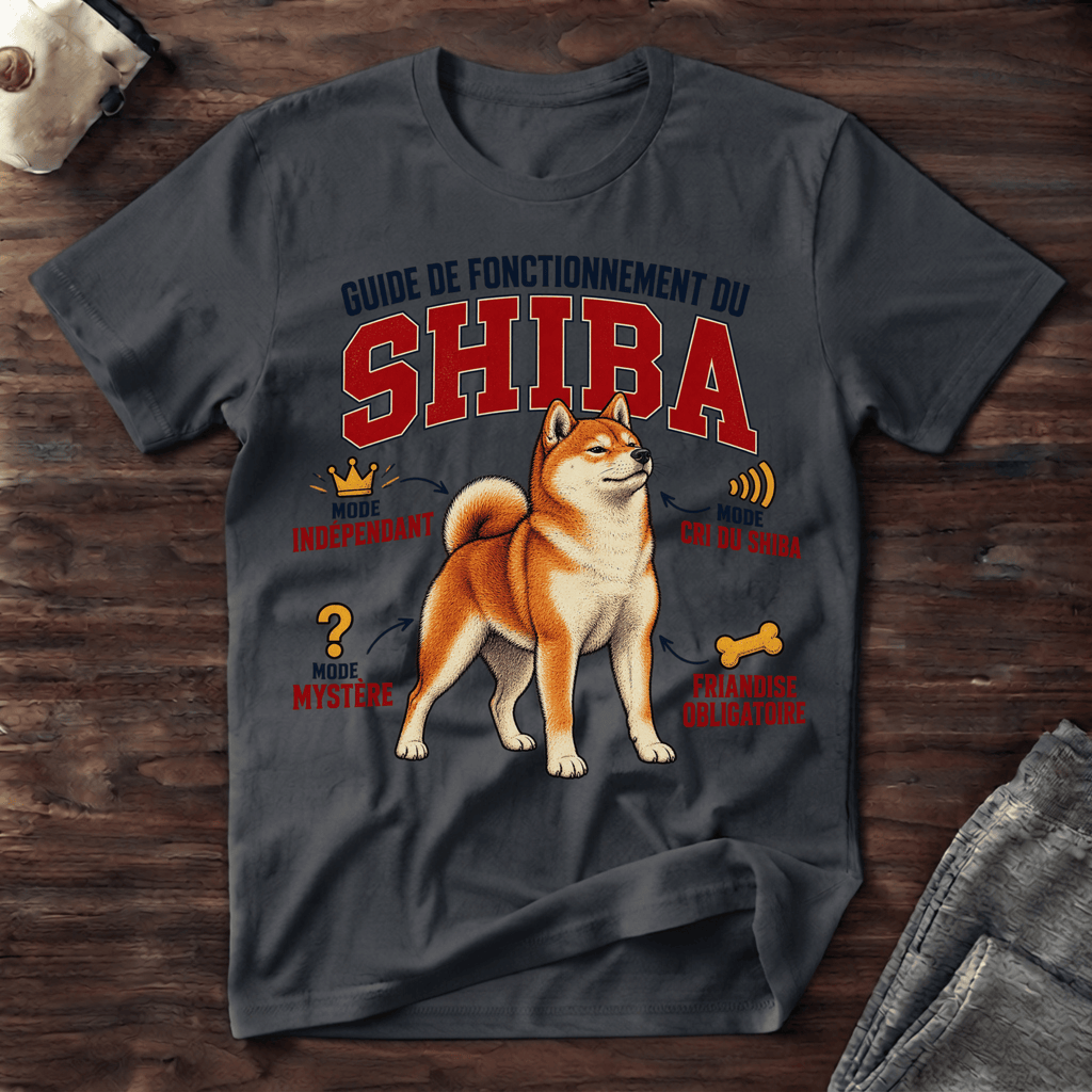 Guide de Fonctionnement du Shiba - T-Shirt