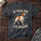 Je peux pas j'ai balade / Epagneul Breton - T-Shirt
